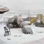 केदारनाथ में साल की पहली बर्फबारी, तापमान में आई गिरावट