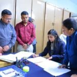 जिलाधिकारी ने कोषागार में किया डबल लॉक कक्ष, अभिलेख, स्टॉक तथा मरम्मत कार्यों का निरीक्षण