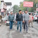 लोक निर्माण विभाग के सचिव पंकज पाण्डेय ने शहर के कई इलाकों का किया निरीक्षण
