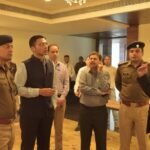 गृहमंत्री के दौरे से पहले डीएम सविन बंसल ने एसएसपी संग व्यवस्थाओं का किया स्थलीय निरीक्षण