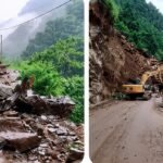 भारी बारिश से केदारनाथ हाईवे कई जगह बाधित, बोल्डर और मलबा गिरने से रुकी आवाजाही