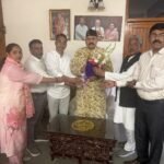 जयानंद भारती के भवन निर्माण हेतु 40 लाख की धनराशि स्वीकृत कराने पर महाराज का आभार जताया
